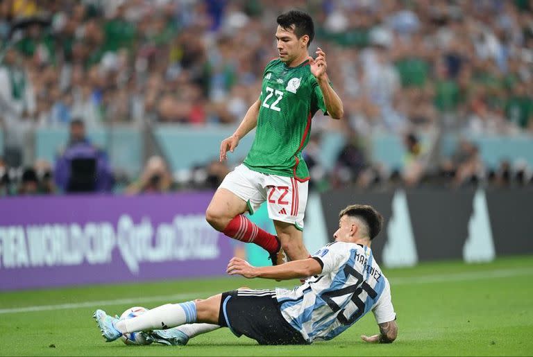 Lisandro Martínez fue una de las piezas claves en la victoria 2 a 0 ante México por fase de grupos