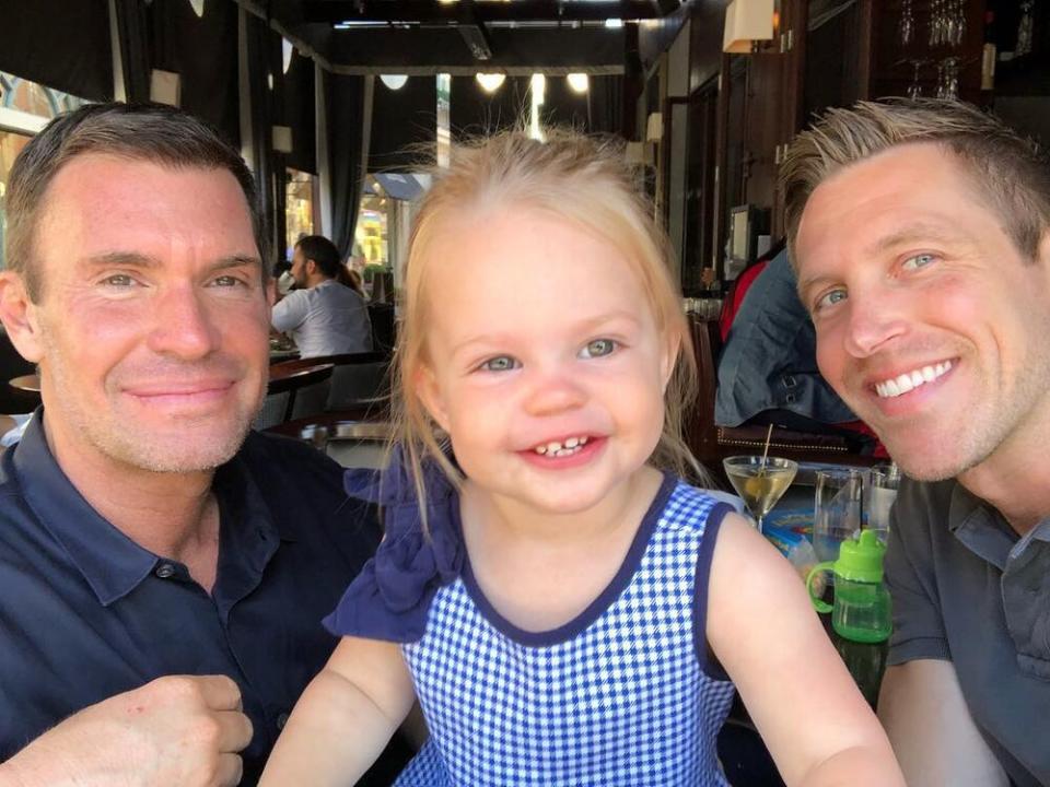 Jeff Lewis, Gage Edward and their daughter Monroe | Jeff Lewis/Instagram