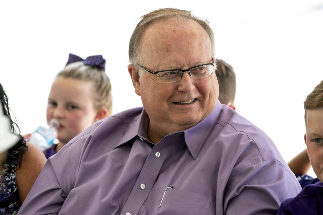 Dr. Mark Lynn was present for a Louisville City FC press conference on Monday afternoon where it was announced that the new Butchertown soccer field will be named Lynn Family Stadium. 8/5/19