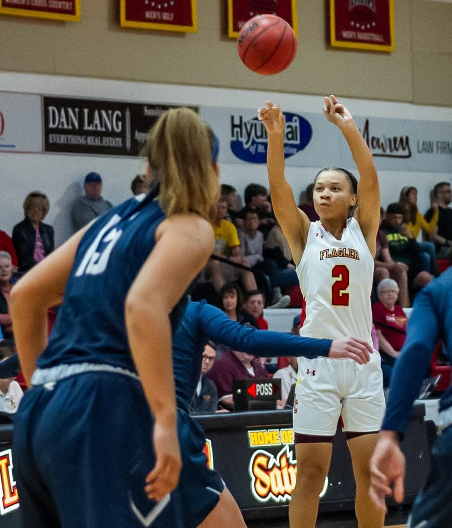 Flagler College senior guard Tori Pearce has seven double-doubles this season and is fifth in the nation in assists.