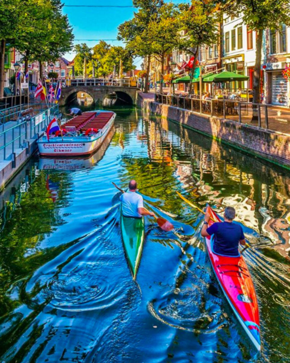 Alkmaar desde el agua