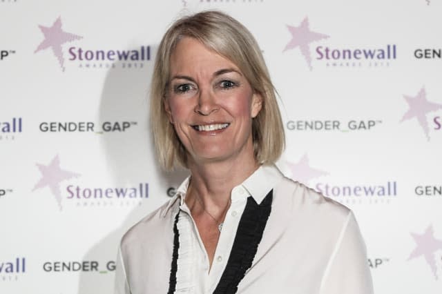 Margot James MP attends the 2013 Stonewall Awards ceremony held at the Victoria and Albert Museum in London