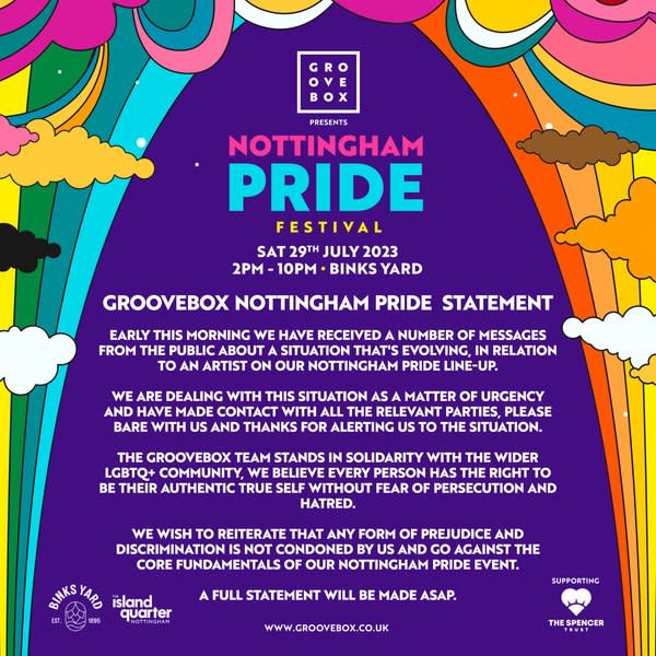 Groovebox Nottingham Pride 