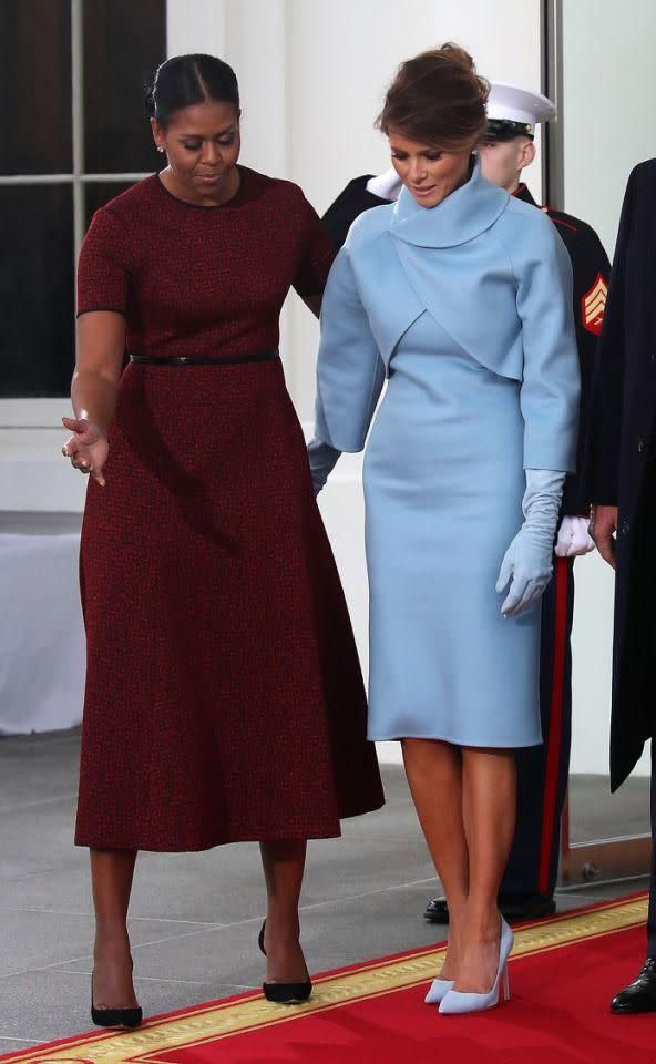 Are Melania and Michelle alike? Twitter doesn't think so. Source: Getty