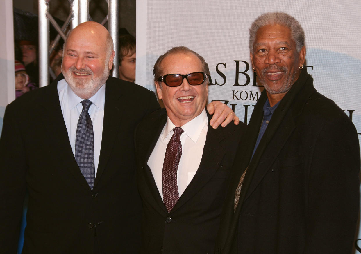 BERLIN - JANUARY 21:  Director Rob Reiner and actors Jack Nicholson and Morgan Freeman attend 