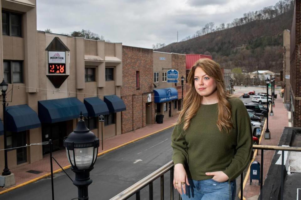 Stacie Fugate the Coordinator of InVision Hazard in downtown Hazard, Ky., Tuesday, March 14, 2023.