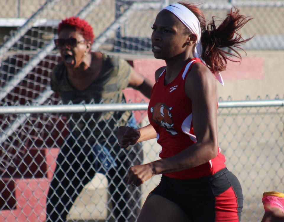 Kaitlynn Webbe of Jackson is the top seed in the girls 400-meter run for Class 2A.