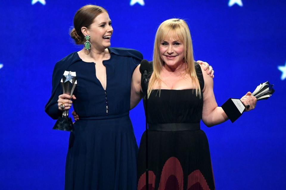 Critics' Choice 2019: Lady Gaga and Glenn Close, Amy Adams and Patricia Arquette Tie