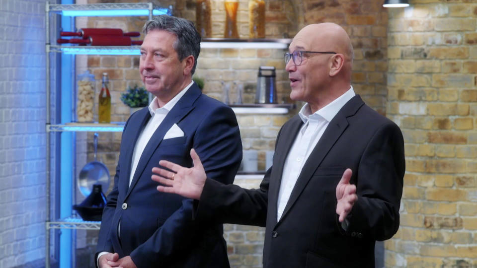 Gregg Wallace and John Torode on MasterChef 2024