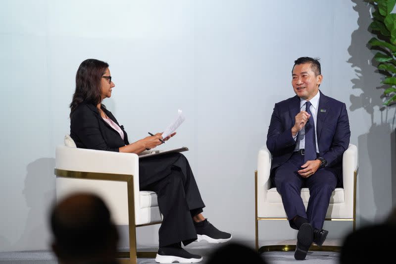 Singapore Exchange CEO Loh Boon Chye speaks at the Reuters NEXT conference in Singapore