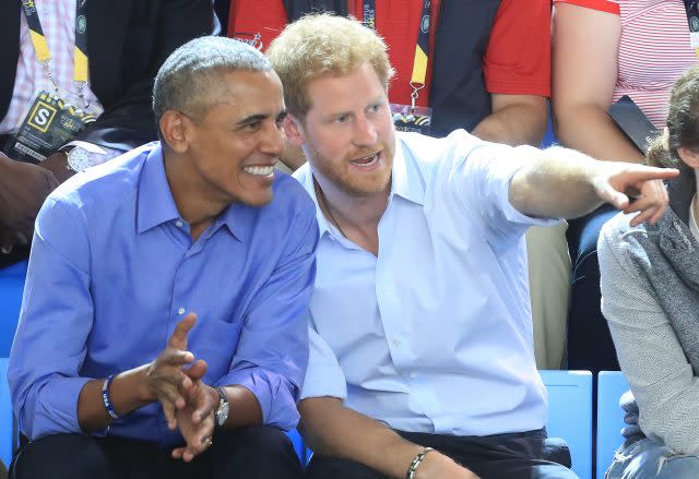 Barack Obama and Prince Harry