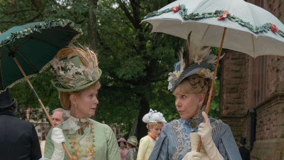 Cynthia Nixon and Christine Baranski in “The Gilded Age” Season 2 (Max)