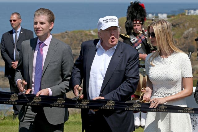 Donald Trump at Turnberry