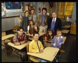 <p>The non-adult members of the cast didn't just play classmates on the show, they were learning together in real life. Though it wasn't the set <a href="https://parade.com/40375/erinhill/1221-danielle-fishel-boy-meets-world/" rel="nofollow noopener" target="_blank" data-ylk="slk:classroom;elm:context_link;itc:0;sec:content-canvas" class="link ">classroom</a> you saw on tv, there was a classroom near enough for Ben Savage, Danielle Fishel, Rider Strong, and Will Friedle to work with teachers when the camera wasn't rolling.</p>