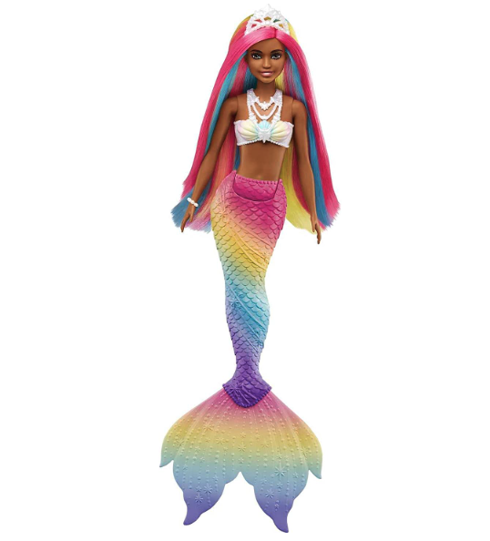 ​Barbie Dreamtopia Rainbow Magic Mermaid Doll. Image via Amazon.
