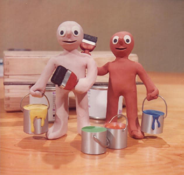 <b>Morph (1977)</b><br><br> One of Aardman’s earliest creations, plasticine scamp Morph appeared on various Tony Hart shows and then ‘Smart’. Created by Aardman co-founder Peter Lord, all animators who join the company are still asked to make a Plasticine Morph during their interview.