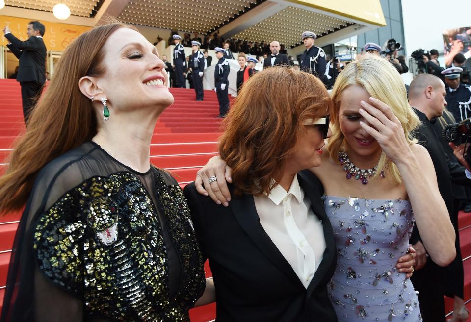 Julianne Moore, Susan Sarandon and Naomi Watts at Cannes, 2016