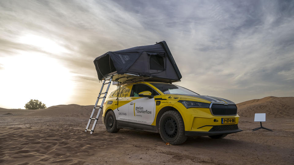 Skoda Enyaq iV Morocco drive