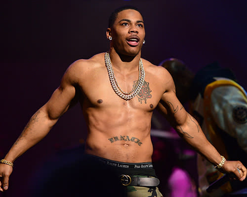 <p>Nelly believes his the higher his undies the mightier his super powers<br><br><b>RELATED: <span>The trends we’ll be regretting in ten years time </span></b></p>