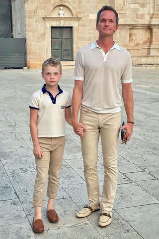 <p>Neil Patrick Harris/Instagram</p> Neil Patrick Harris with son Gideon.
