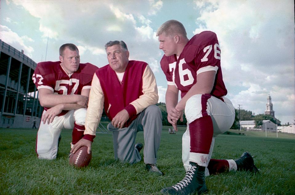 Milt Bruhn (center)