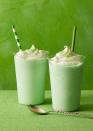 <p>Don't wait in line for a Shamrock Shake from McDonald's: Make your own!</p><p>Get the <strong><a href="https://www.womansday.com/food-recipes/food-drinks/a31000234/peppermint-shake-recipe/" rel="nofollow noopener" target="_blank" data-ylk="slk:Peppermint Shake recipe;elm:context_link;itc:0;sec:content-canvas" class="link ">Peppermint Shake recipe</a> </strong>from Woman's Day.  </p>