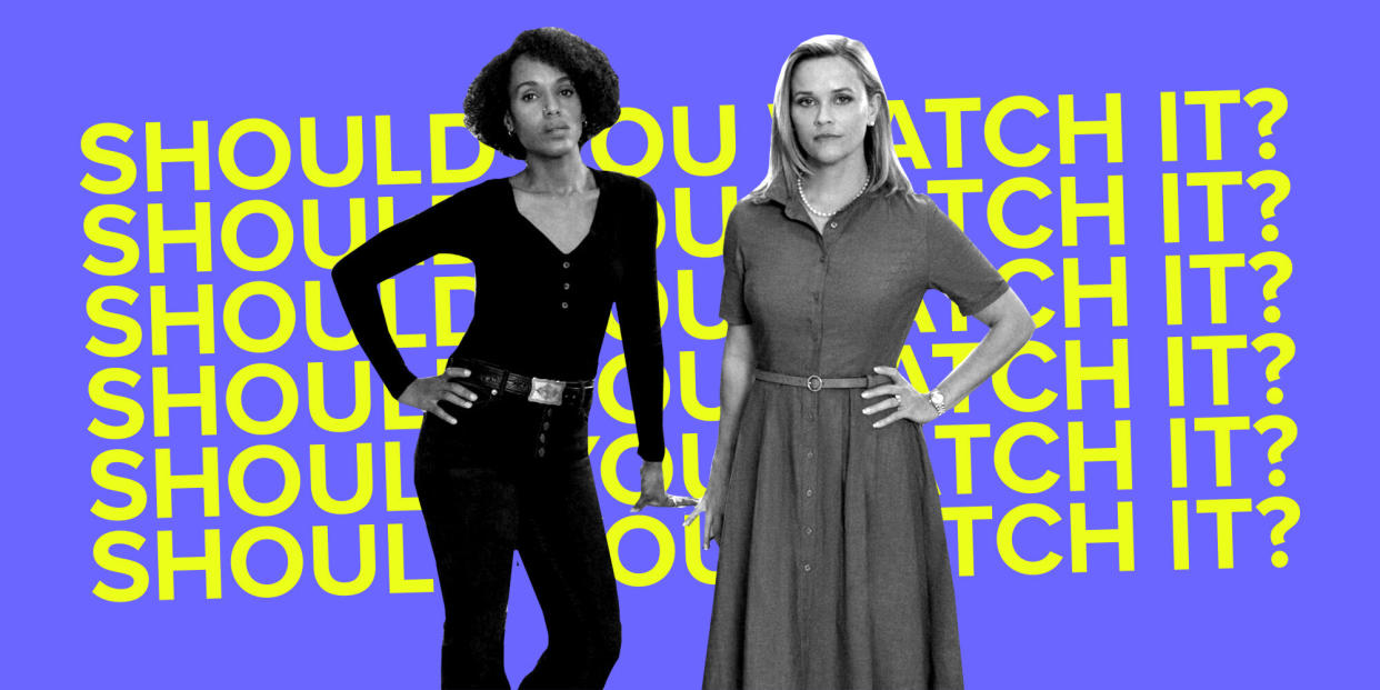 Kerry Washington and Reese Witherspoon star in "Little Fires Everywhere." (Photo: ILLUSTRATION: REBECCA ZISSER/HUFFPOST; PHOTO: HULU)