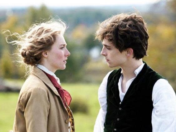 Saoirse Ronan and Timothée Chalamet in ‘Little Women’ (Sony Pictures Entertainment)