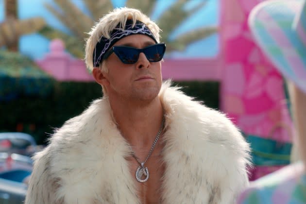 Ryan Gosling as Ken in Barbie - Credit: Warner Bros. Pictures