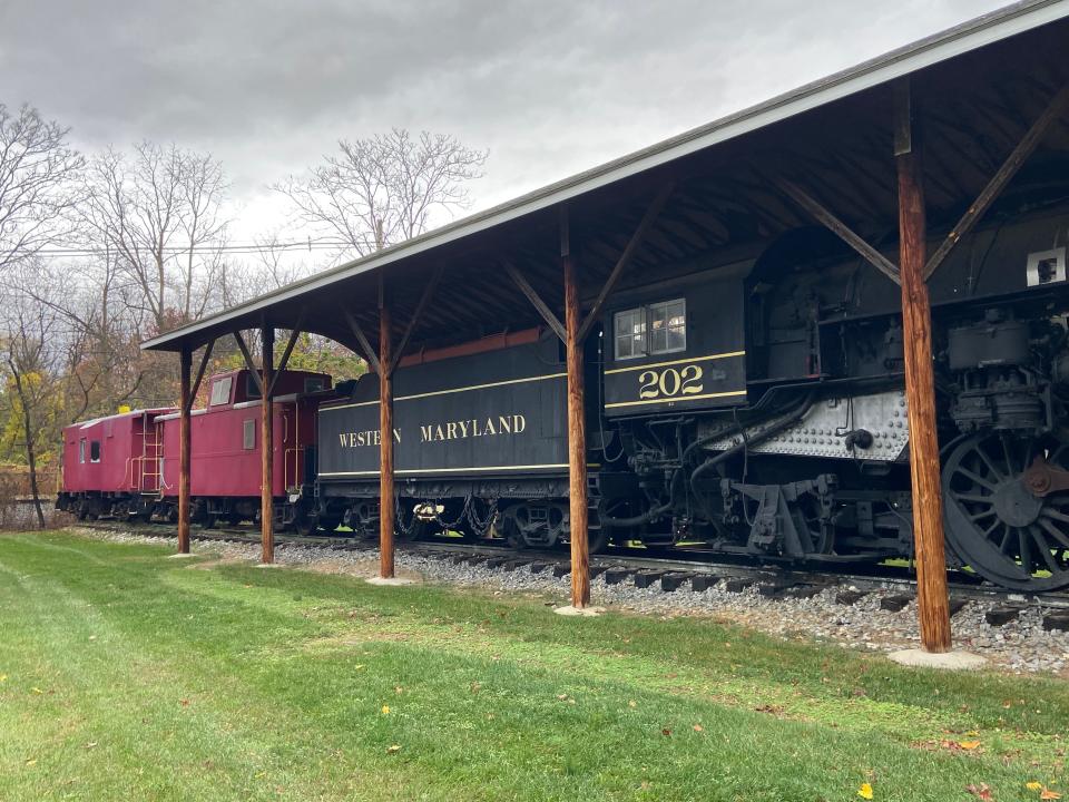 Engine 202's current pavilion only covers about half of the locomotive and accompanying cars. Renovations planned to start in the spring call for a better pavilion that is ADA accessible.