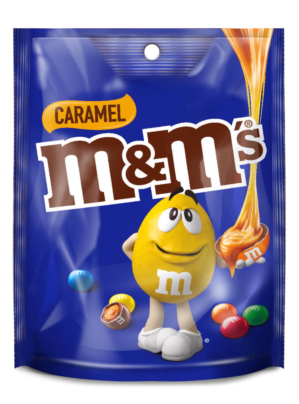 The caramel version is available in Australia from today. Photo: Supplied/M&Ms