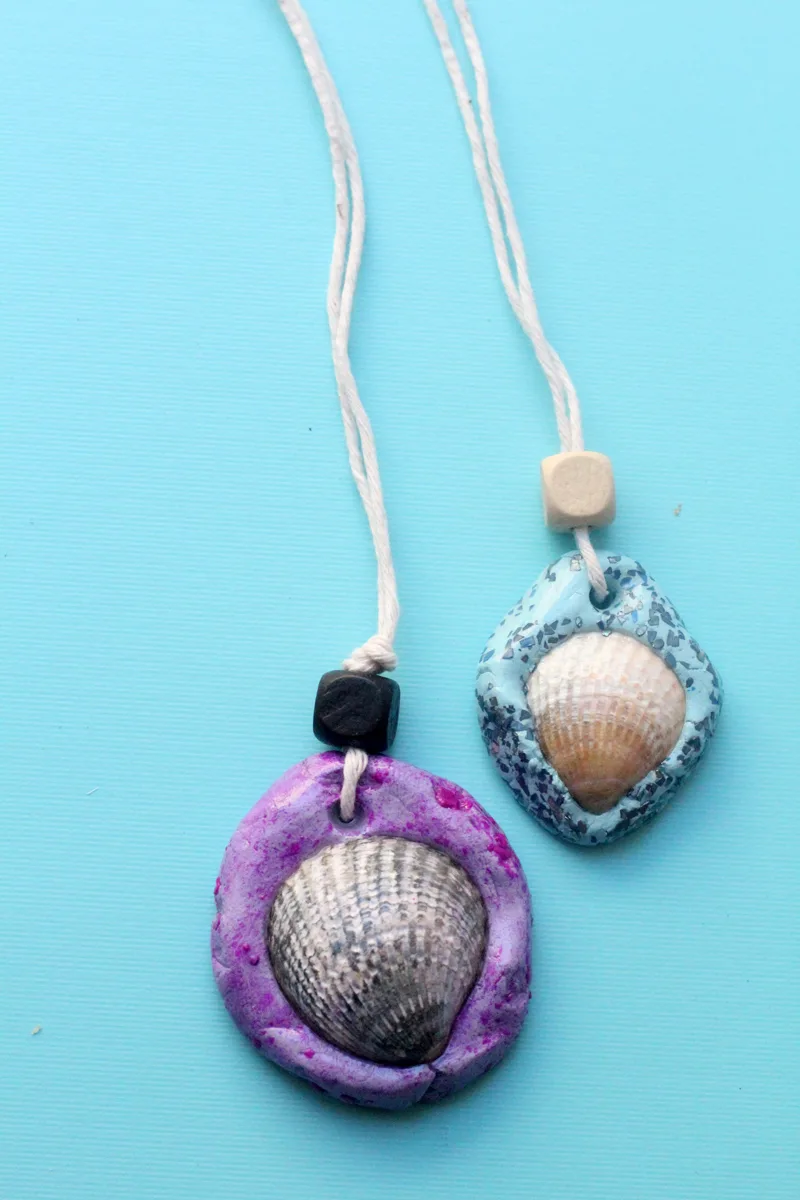 summer crafts seashell necklace
