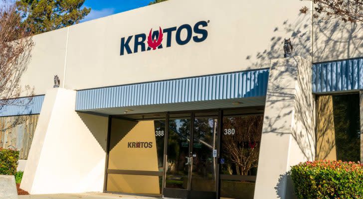 The front of a Kratos (KTOS) office in Silicon Valley.