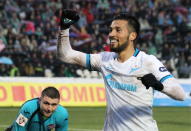 <p>Tras su estancia en Portugal se marchó a Rusia de la mano del Zenit en el verano de 2014. En el equipo de San Petersburgo estuvo dos temporadas consiguiendo una Liga, una Copa y una Supercopa. (Foto: Maxim Kimerling / TASS / Getty Images).</p> 