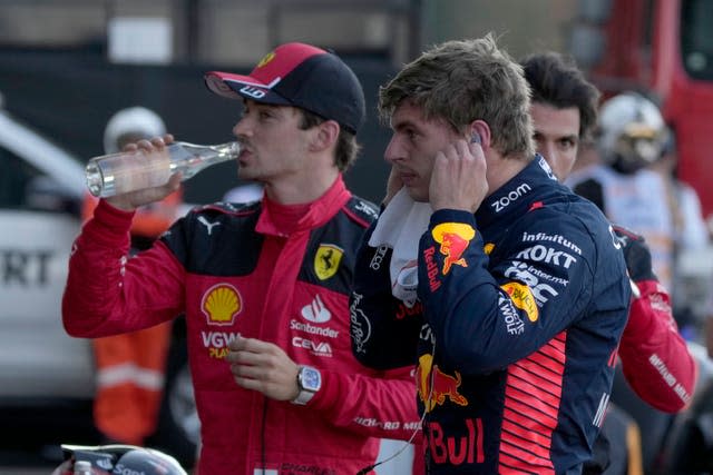 Leclerc pipped Max Verstappen to pole position in Mexico City