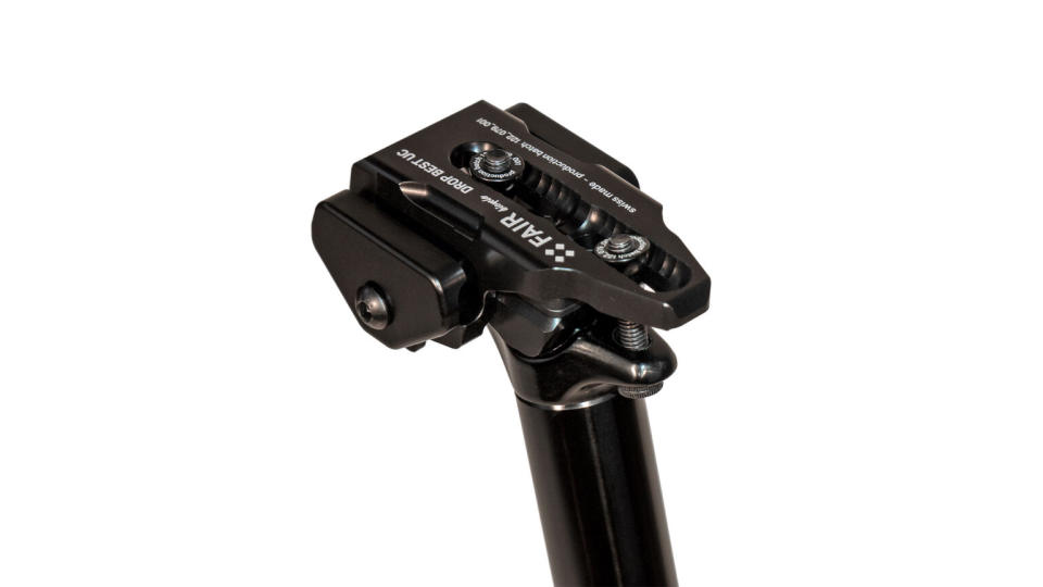 Fair Drop Best UC offset 2-bolt seatpost head, 27mm offset head detail