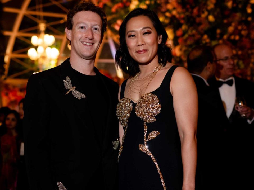 Mark Zuckerberg and Priscilla Chan.