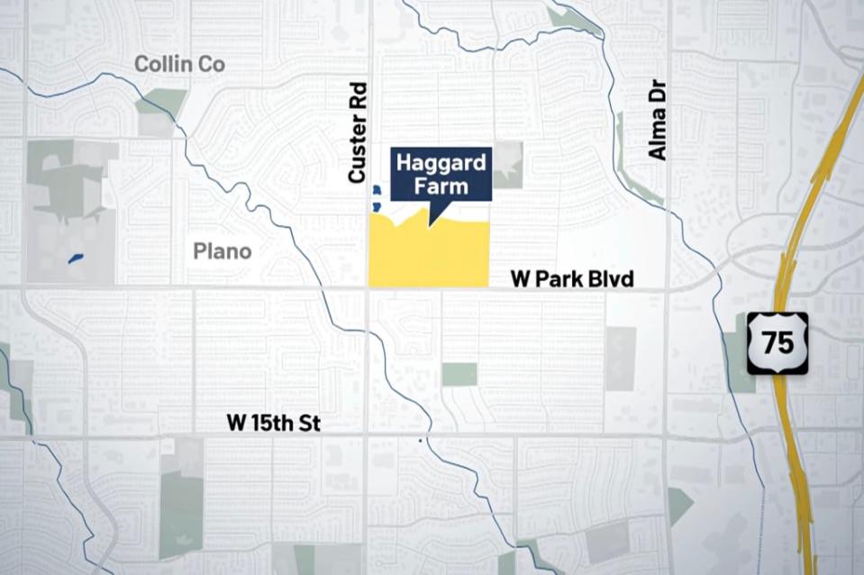 In 2021, Plano approved a large mixed-use development on 124 acres of Haggard farmland along the Dallas North Tollway, despite massive community opposition. NBC DFW