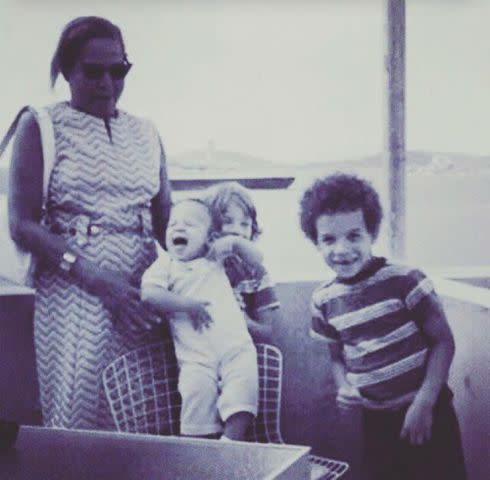 <p>Vin Diesel Instagram</p> Vin Diesel with his mom Delora and siblings.