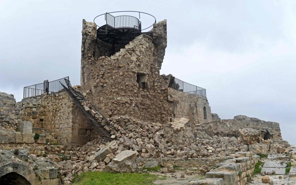 Aleppo's ancient citadel is damaged - AFP via Getty Images