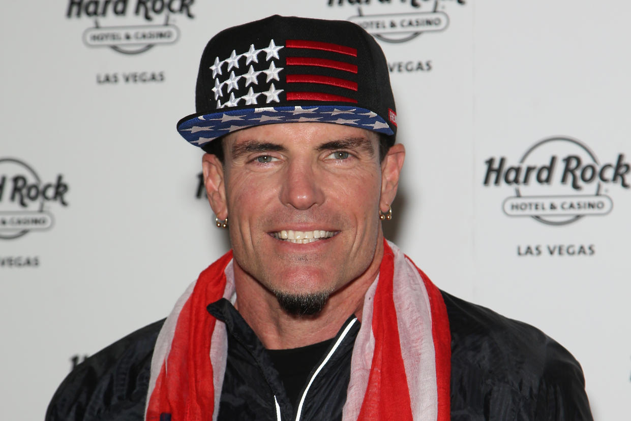 Rapper Vanilla Ice performed at a New Year's Eve party at Mar-a-Lago in Palm Beach, Fla. (Photo by Gabe Ginsberg/Getty Images)