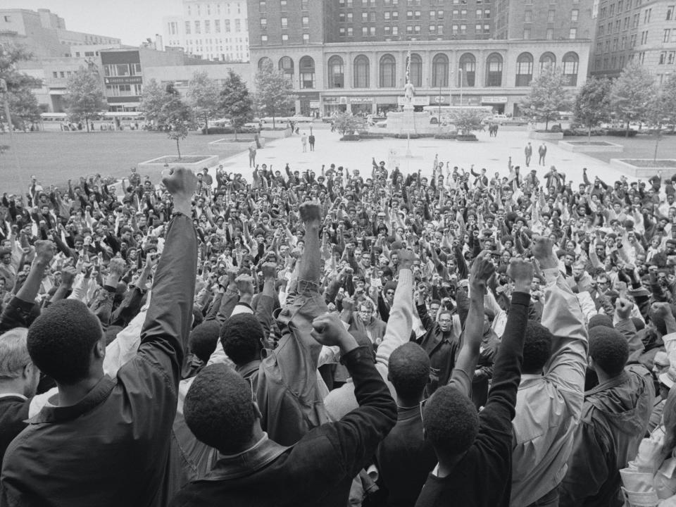 civil rights protest 1960s black power