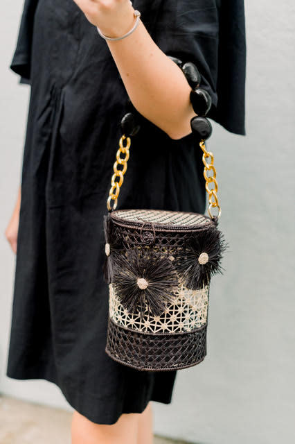Victoria Dunn Woven Handbag