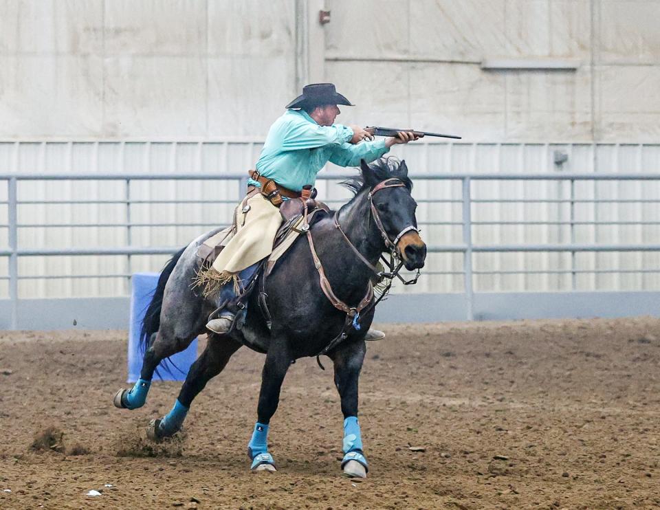 Colorado Mounted Thunder is hosting a mounted shooting competition Saturday through Monday at the Colorado State Fairgrounds. The public is invited to attend free of charge to see the fastest growing equine sport.