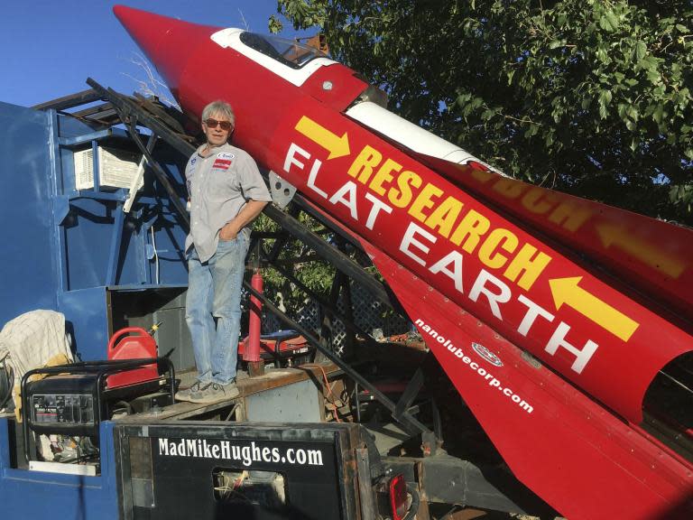 Flat-Earther 'Mad' Mike Hughes forced to delay launch of homemade rocket