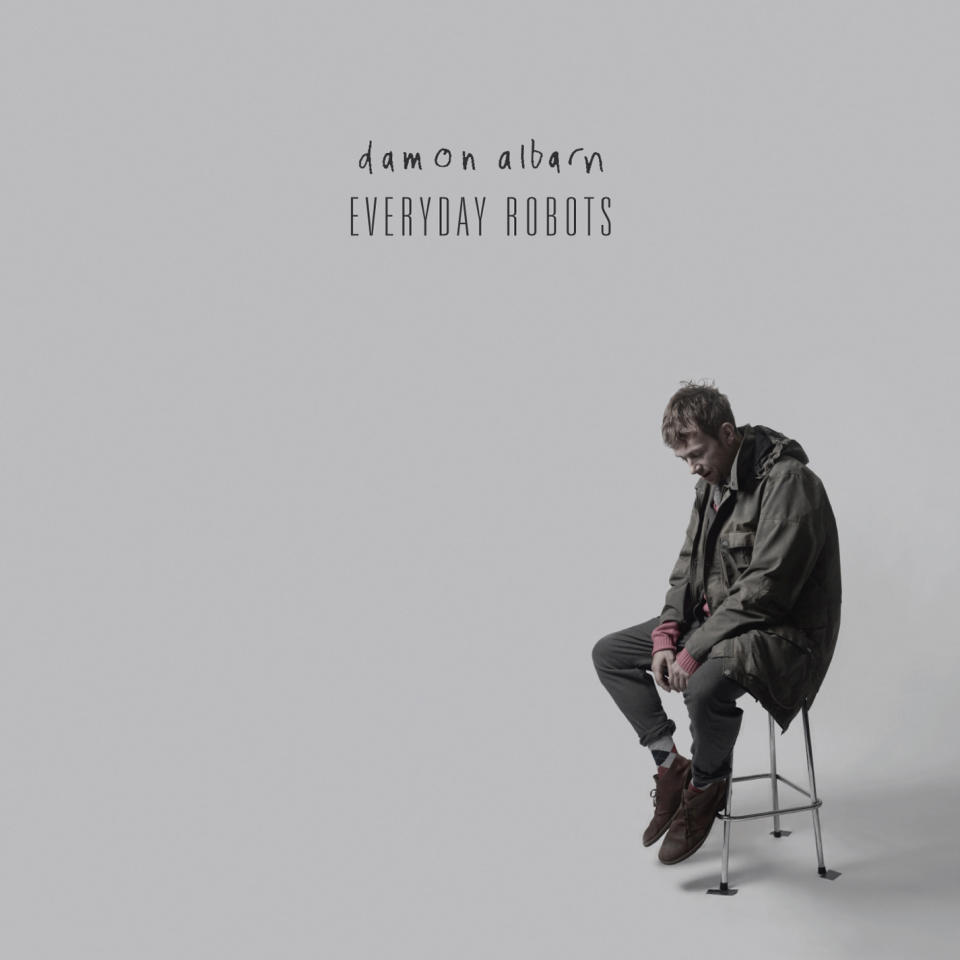 This CD cover image released by Warner Bros. Records shows "Everyday Robots," by Damon Albarn. (AP Photo/Warner Bros. Records)