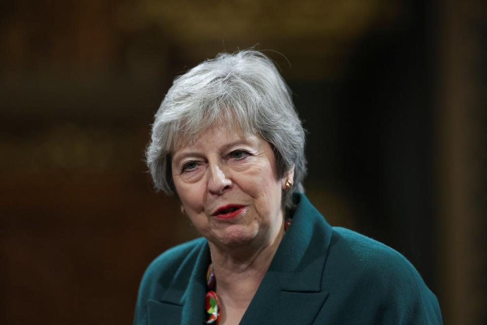 Former Prime Minister Theresa May (Hannah McKay /PA) (PA Archive)