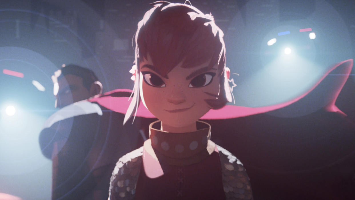 Chloe Grace Moretz voices the title character in Nimona. (Photo: Courtesy of Netflix)