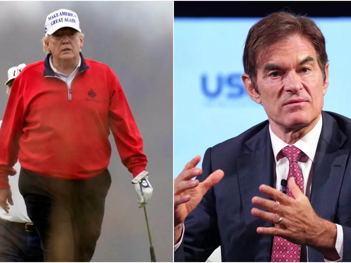 Trump said he doesn't 'have time to lose weight' after Dr. Oz advised him he was..