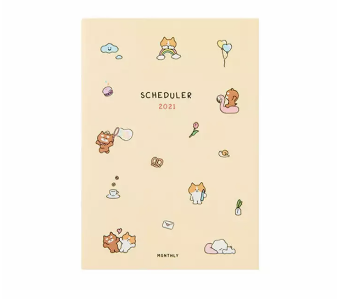 2021 Monthly Scheduler (Dated) - Cats. (PHOTO: Lazada)